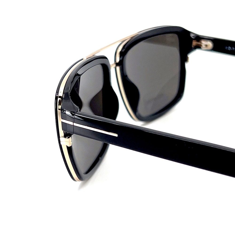 NEW!!! TOM FORD Anders Sunglasses TF780 01D Polarized Authentic - Picture 6 of 11